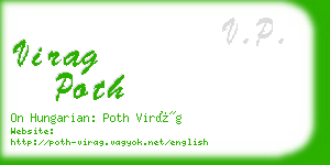 virag poth business card